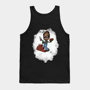 Treeman bricklayer Tank Top